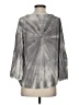 Chaser 100% Silk Gray Blouse Size S - photo 2