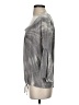Chaser 100% Silk Gray Blouse Size S - photo 5