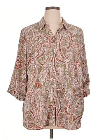 Catherines 3/4 Sleeve Blouse (view 1)