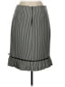 Unbranded 100% Polyester Houndstooth Gray Black Casual Skirt Size 10 - photo 2