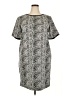 Taylor Paisley Gray Casual Dress Size 18 - photo 1