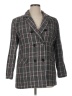 French Mauve 100% Polyester Plaid Gray Blazer Size XL - photo 1