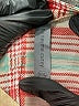Honeyme 100% Polyester Plaid Orange Red 3/4 Sleeve Blouse Size XXXL - photo 7