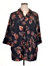 Catherines Floral Black 3/4 Sleeve Blouse Size 1X - photo 1