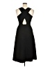 Club Monaco 100% Polyester Solid Black Cocktail Dress Size 10 - photo 2
