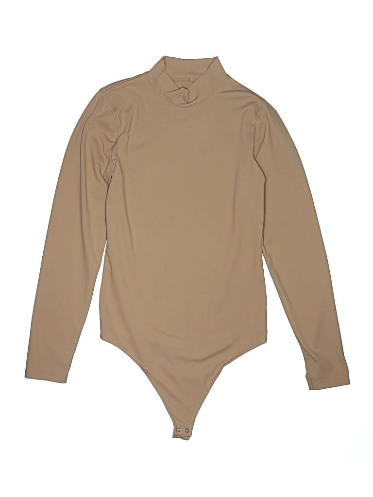 Pre-owned Abercrombie & Fitch Bodysuit In Tan