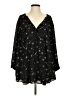 Harry Potter 100% Polyester Black 3/4 Sleeve Blouse Size 4 - photo 1
