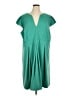Yellow Star Teal Casual Dress Size 4X - photo 1
