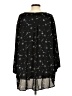 Harry Potter 100% Polyester Black 3/4 Sleeve Blouse Size 4 - photo 2