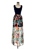 Le Lis Print Blue Casual Dress Size M (estimated) - photo 1