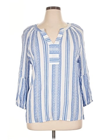 Brina & Em 3/4 Sleeve Blouse (view 1)