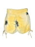 New Look Tie-dye Yellow Shorts Size 2X - photo 2