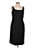 Ann Taylor Solid Black Cocktail Dress Size 10 - photo 1