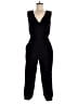 Mark 100% Polyester Solid Black Jumpsuit Size M - photo 1