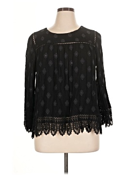 Pale Sky 3/4 Sleeve Blouse (view 1)