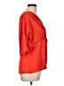 Ann Taylor Red 3/4 Sleeve Blouse Size 10 - photo 4