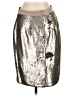 Maison Jules 100% Polyester Metallic Silver Formal Skirt Size 6 - photo 2