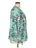Sara Michelle 100% Polyester Teal Long Sleeve Top Size 1X - photo 4