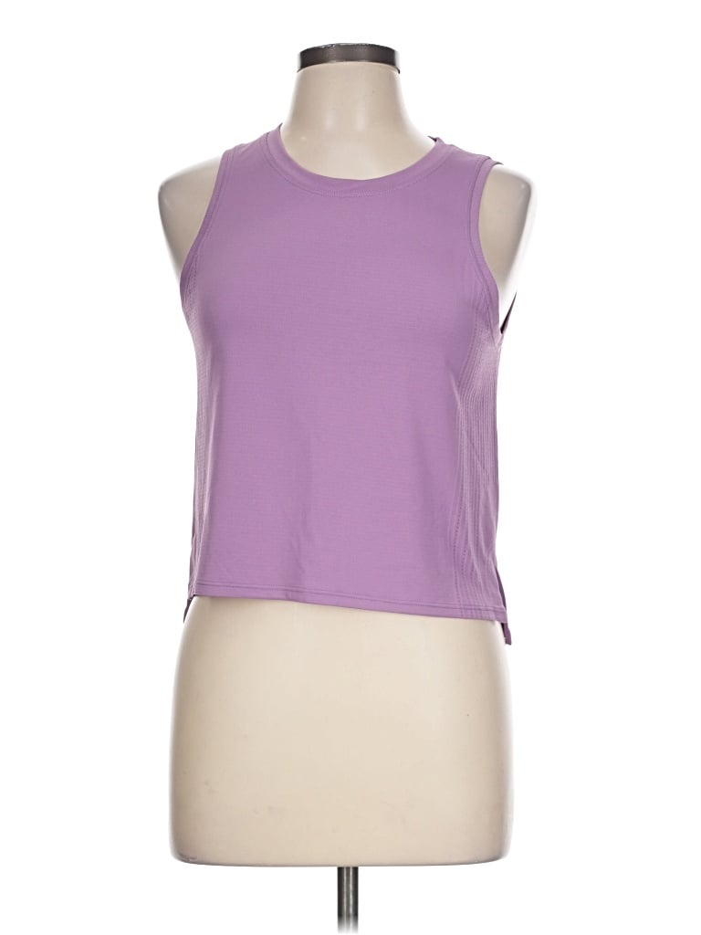Pre-owned Lululemon Athletica Sleeveless T-shirt In Purple