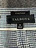Talbots Houndstooth Gray Track Pants Size 16 - photo 7