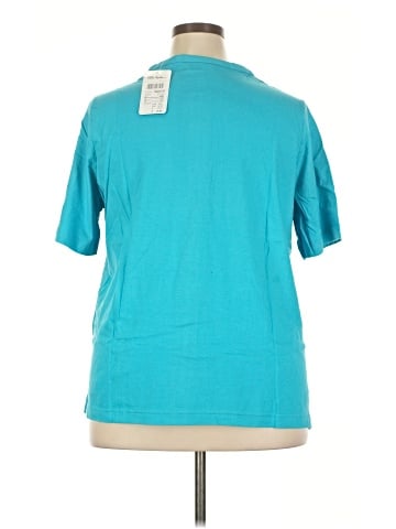 Ulla Popken Short Sleeve Henley (view 2)