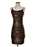 Shein Animal Print Brown Cocktail Dress Size S - photo 1