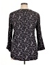Fun2Fun 100% Rayon Black 3/4 Sleeve Blouse Size XL - photo 2