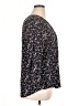 Fun2Fun 100% Rayon Black 3/4 Sleeve Blouse Size XL - photo 4