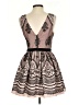 Bebe Paisley Brown Cocktail Dress Size 6 - photo 2