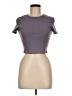 Zara Gray Short Sleeve Turtleneck Size M - photo 1