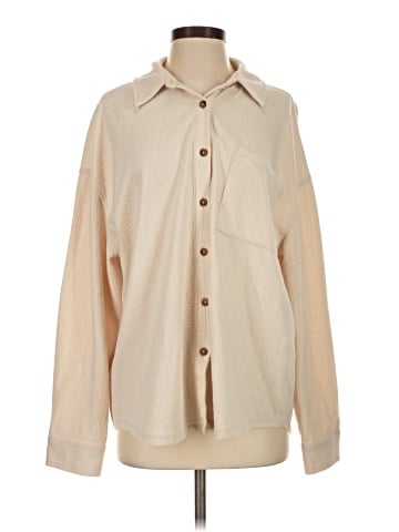 OAK + FORT Long Sleeve Button-Down Shirt (view 1)