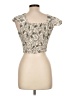 Midnight Sky Ivory Short Sleeve Top Size L - photo 2