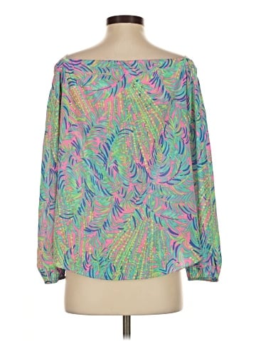 Lilly Pulitzer 3/4 Sleeve Silk Top (view 2)