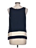 Diane von Furstenberg 100% Silk Blue Blouse Size 10 - photo 2