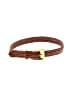 DKNY 100% Leather Brown Leather Belt Size Med - Lg - photo 1