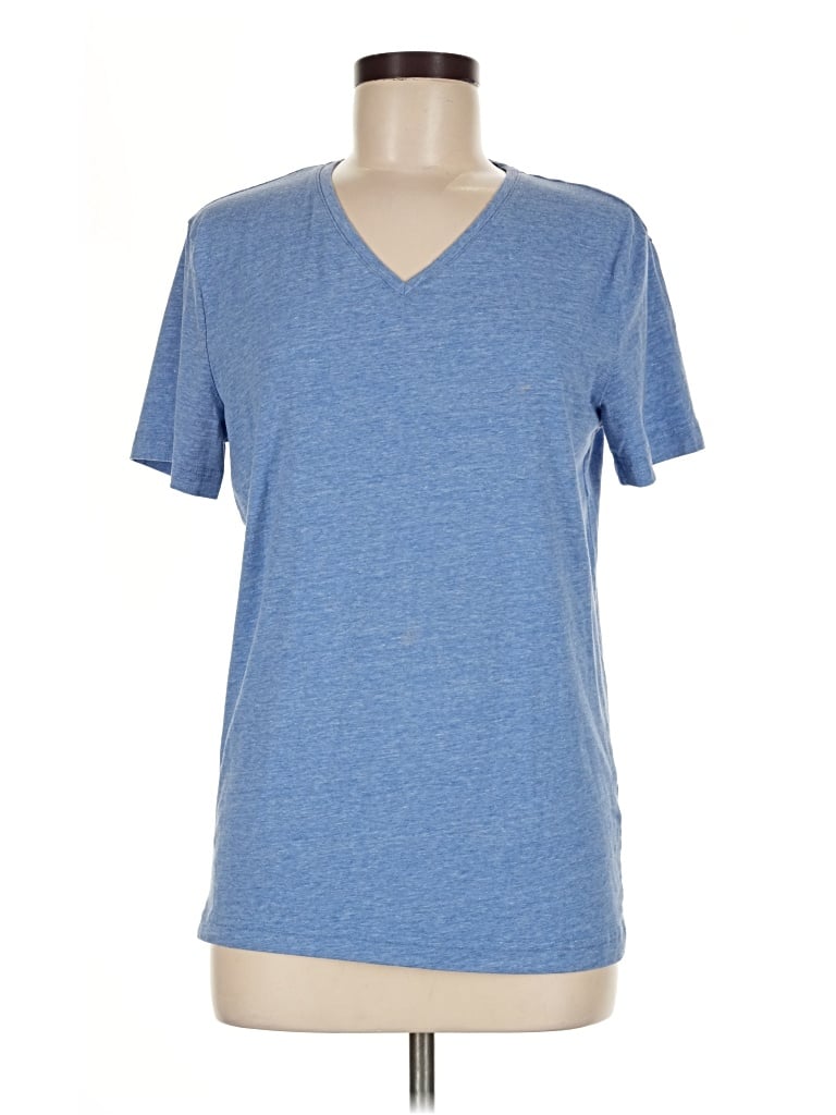 Pre-owned H&m Short Sleeve T-shirt In Blue