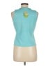 Sigrid Olsen Teal Sleeveless Blouse Size M - photo 2