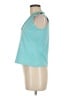 Sigrid Olsen Teal Sleeveless Blouse Size M - photo 5