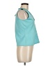 Sigrid Olsen Teal Sleeveless Blouse Size M - photo 4