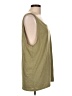 Hanes Green Sleeveless T-Shirt Size L - photo 4