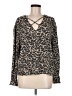Generation Love Animal Print Brown Pullover Sweater Size M - photo 1