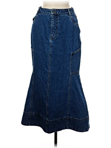 Shona Joy Denim Skirt (view 1)