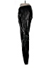 Neiman Marcus 100% Leather Metallic Black Leather Pants Size L - photo 5