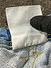 Assorted Brands Solid Blue Jeans Size 8 - 9 - photo 4