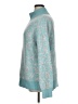 Ann Taylor LOFT Paisley Teal Pullover Sweater Size XL - photo 5