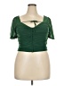 New Mode Green Short Sleeve Top Size 2X - photo 1