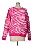 Slate & Willow Animal Print Pink Pullover Sweater Size L - photo 1