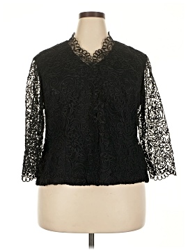 Alex Evenings 3/4 Sleeve Blouse (view 1)