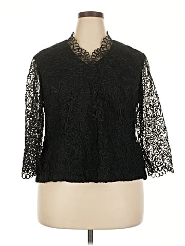Alex Evenings 3/4 Sleeve Blouse (view 1)