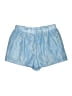 Shein 100% Polyester Paisley Blue Shorts Size 12 - photo 1